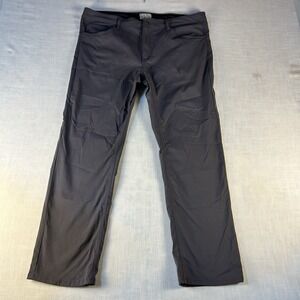 Weatherproof Vintage Pants Mens 38x30 Gray Straight Fit Stretch Pocket Pants‎